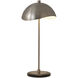 Luna Bella 29 inch 14 watt Satin Nickel Iron and Black Table Lamp Portable Light