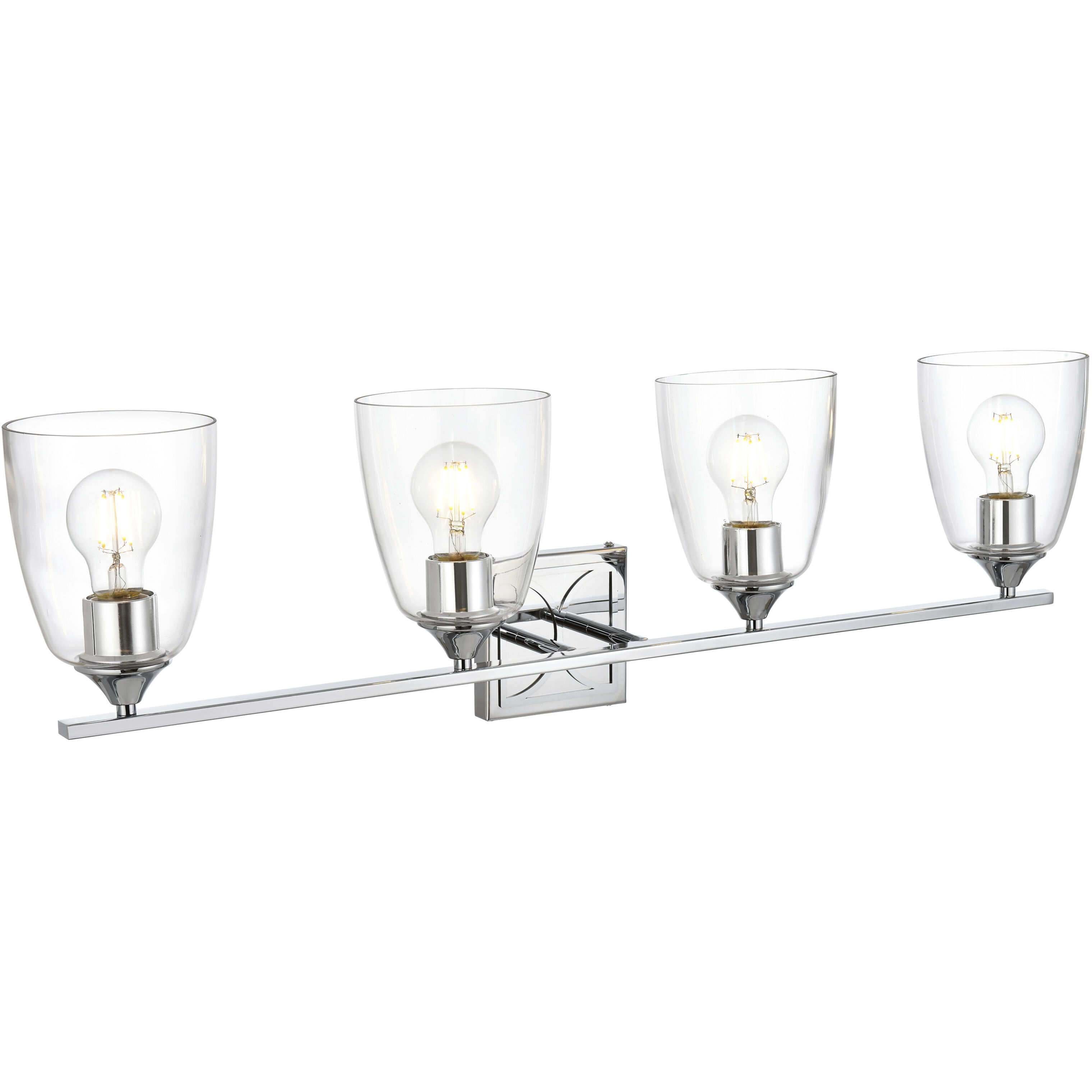 Harris 4 Light 34 inch Chrome Bath Sconce Wall Light