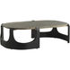 Lorena 58 X 16.5 inch Jungle and Ebony Coffee Table