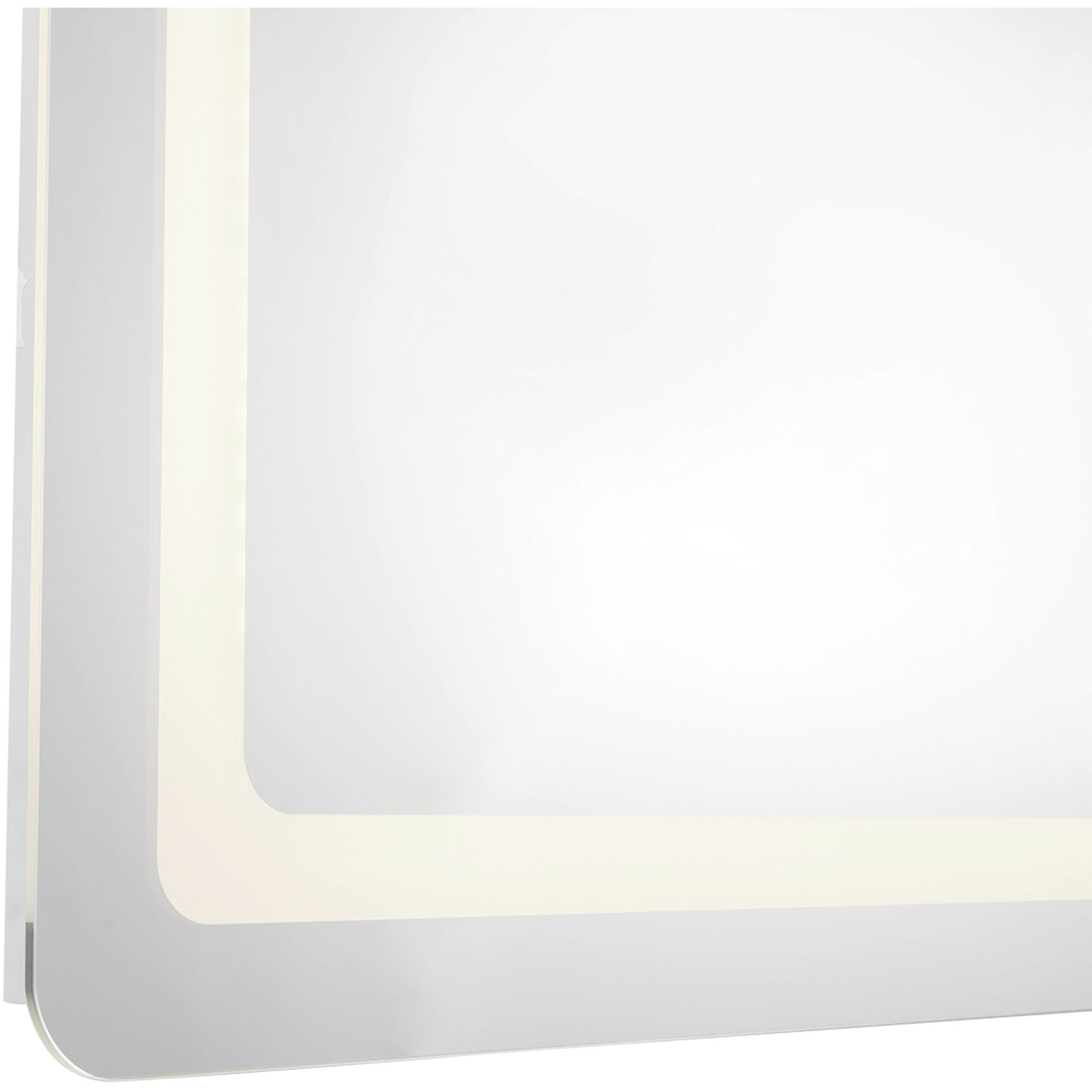 Seneca 60 X 36 inch Sandblasted Merc Edge Wall Mirror