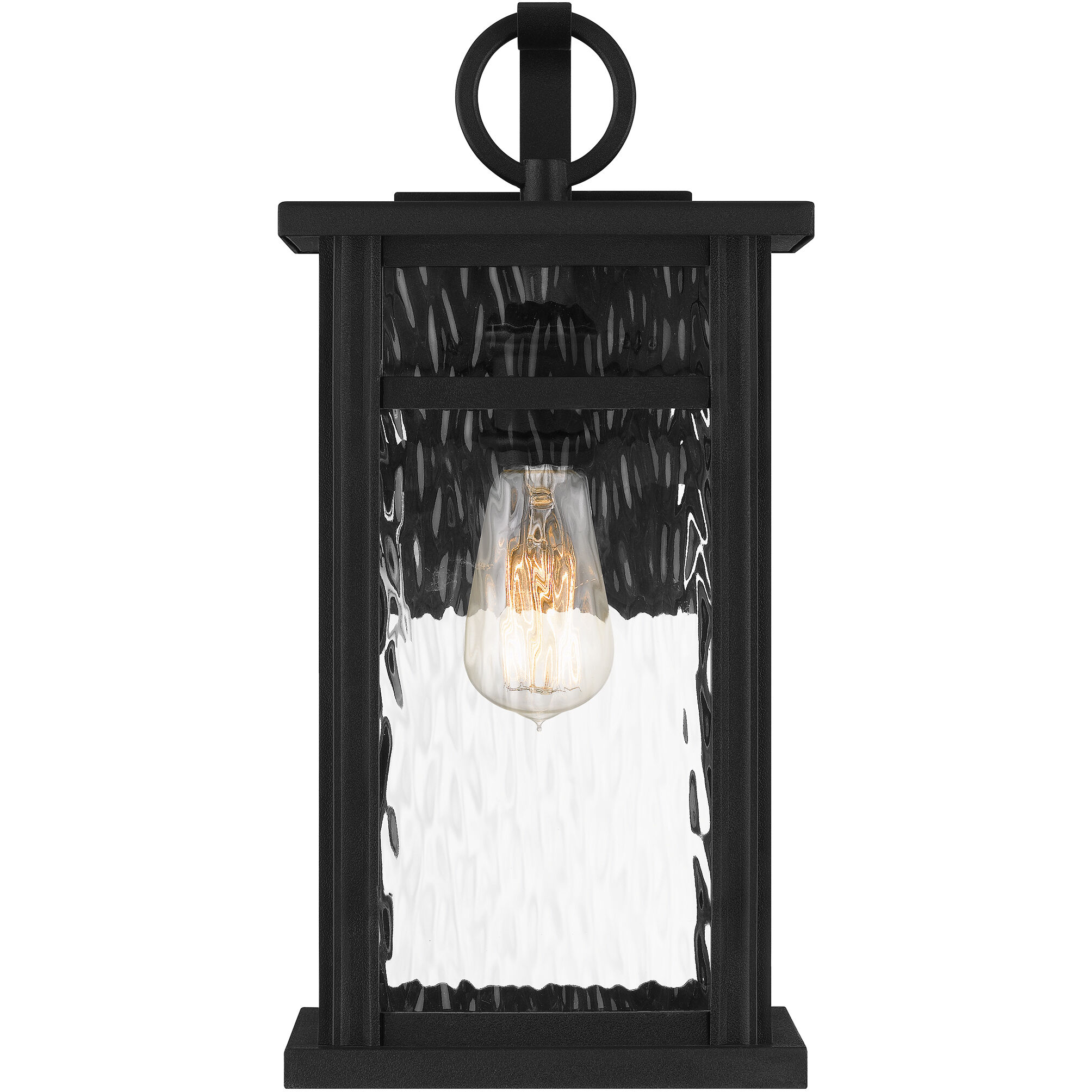 Moira 1 Light 16 inch Earth Black Outdoor Wall Lantern, Medium