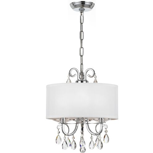 Othello 3 Light 14 inch Polished Chrome Mini Chandelier Ceiling Light