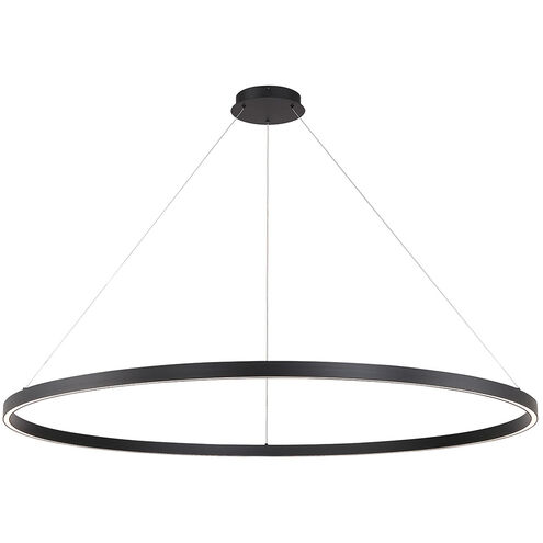 Lunar 59.75 inch Matte Black Pendant Ceiling Light