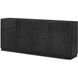 Kesden 86 X 18 inch Silent Black Sideboard, Wooden, 4-Door