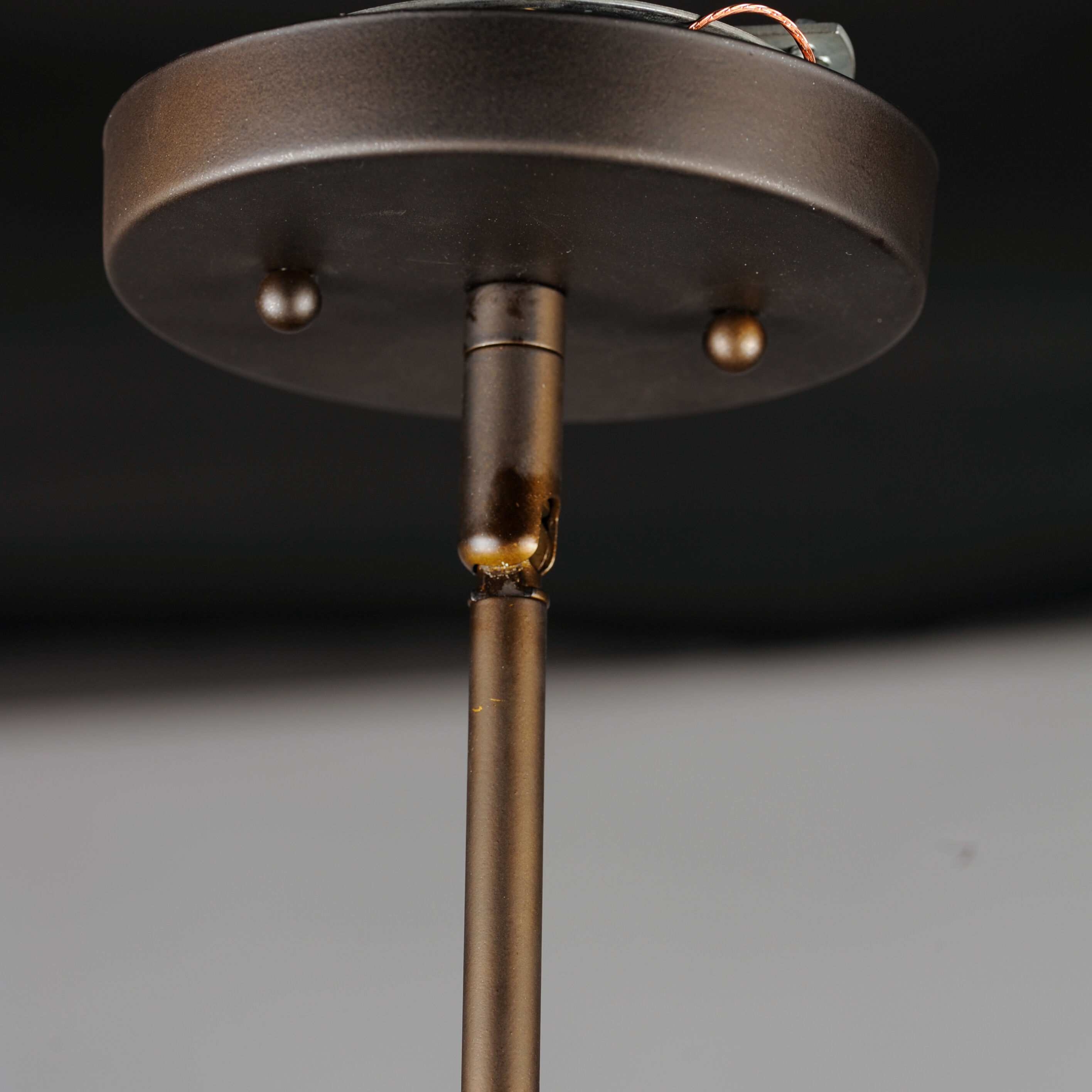 Dianne 1 Light 7.5 inch Oil Rubbed Bronze Single Pendant Ceiling Light in Hammer