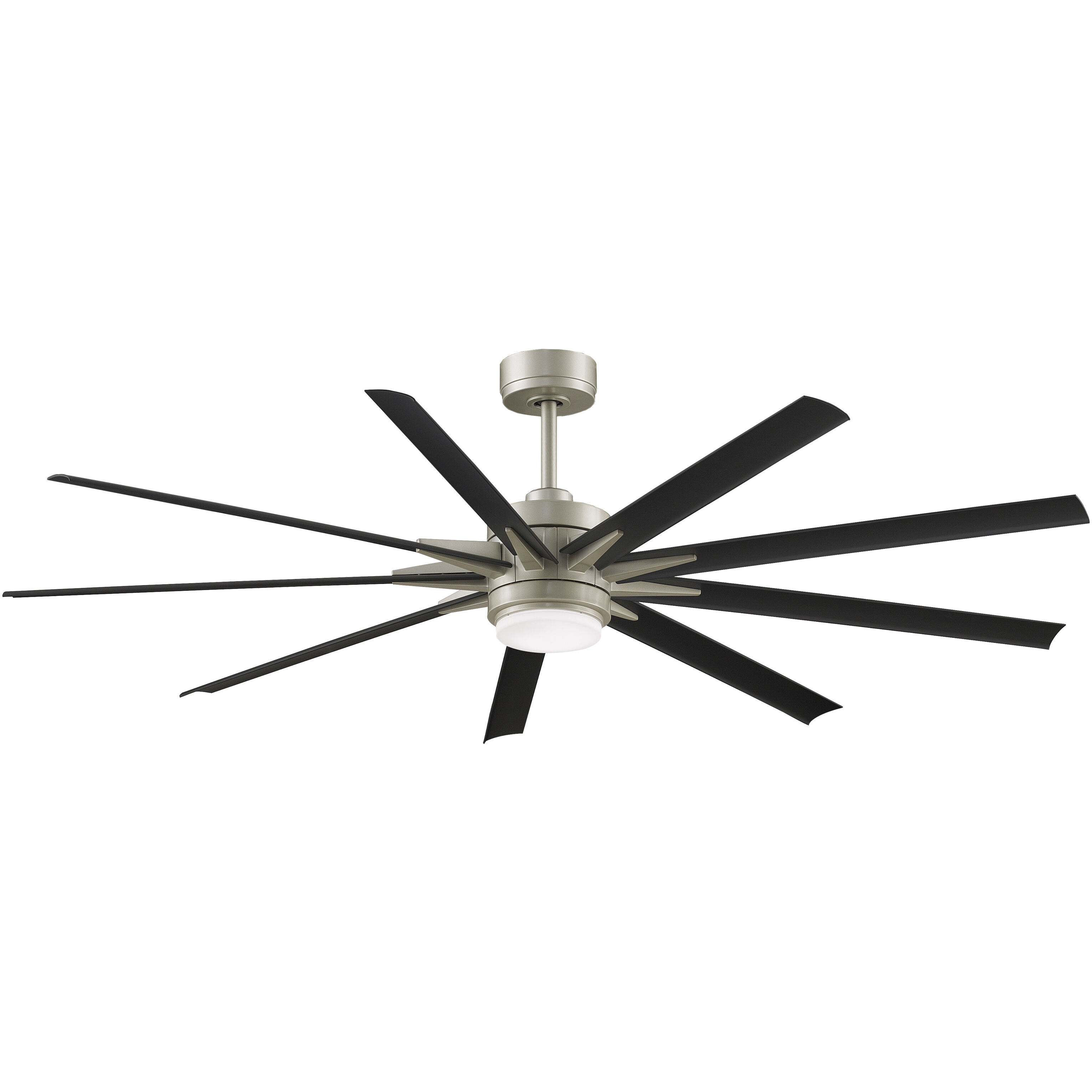 Odyn Custom 8.27 inch Brushed Nickel Fan Motor Only, Blades Sold Separately