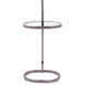 Carter 27 X 13 inch Black Nickel Drink Table