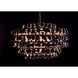 Vulcan 4 Light 29 inch Matte Black Chandelier Ceiling Light