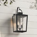 Devens 2 Light 21.75 inch Powder Coated Black Outdoor Wall Sconce