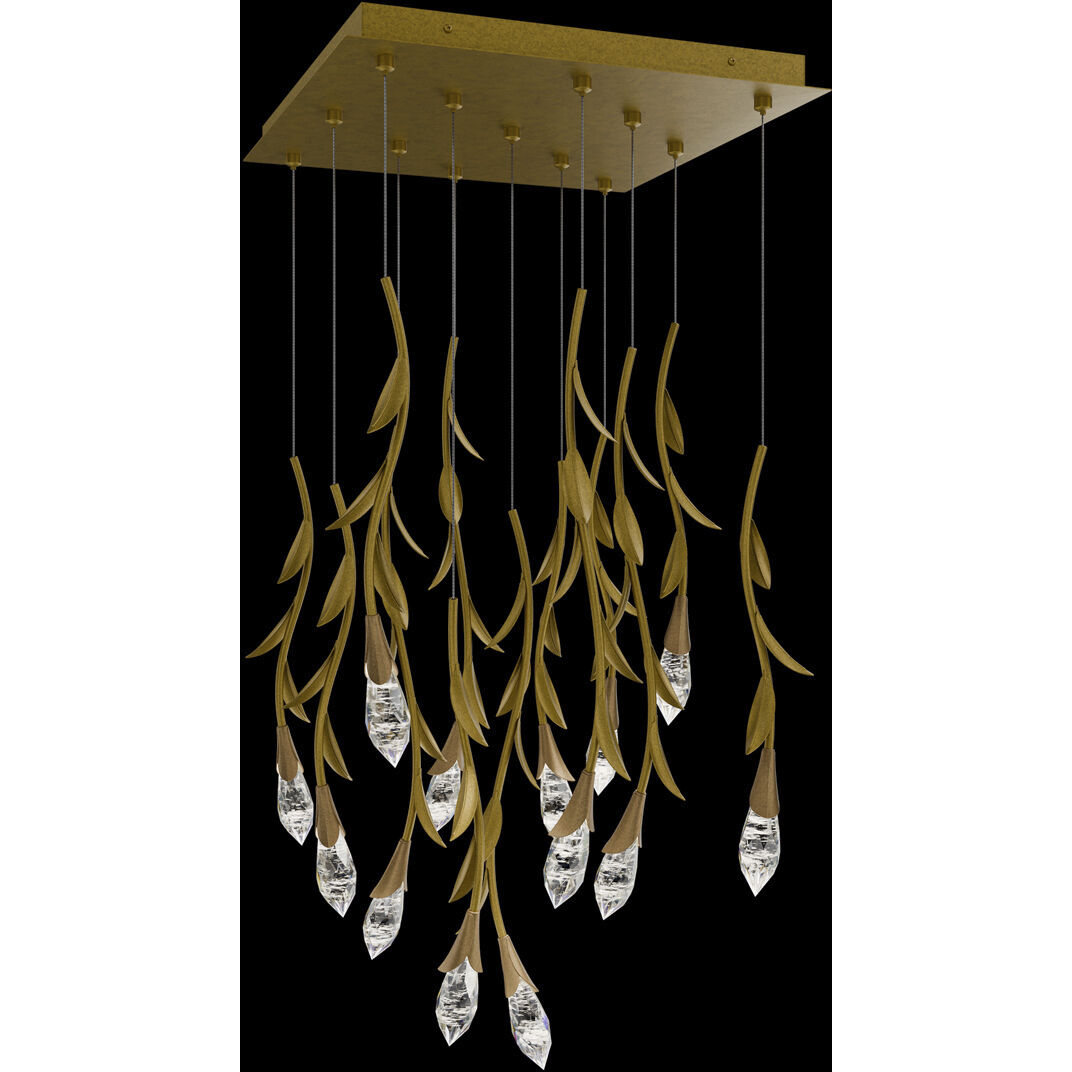 Signature Secret Garden LED Black Multi-Light Pendant Ceiling Light