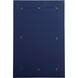 Iris 36 X 24 inch Blue Wall Mirror