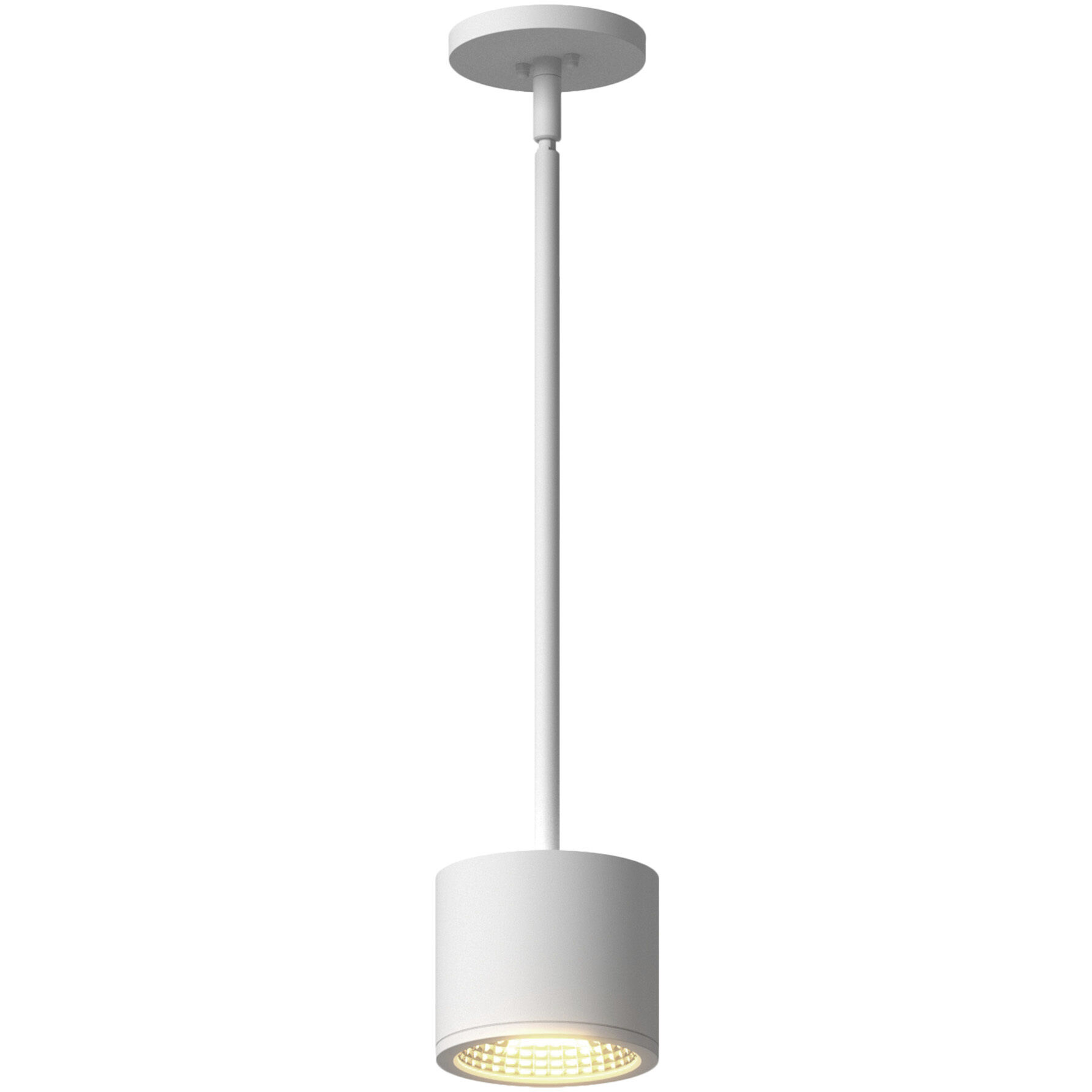 Nordic LED 5 inch White Exterior Pendant