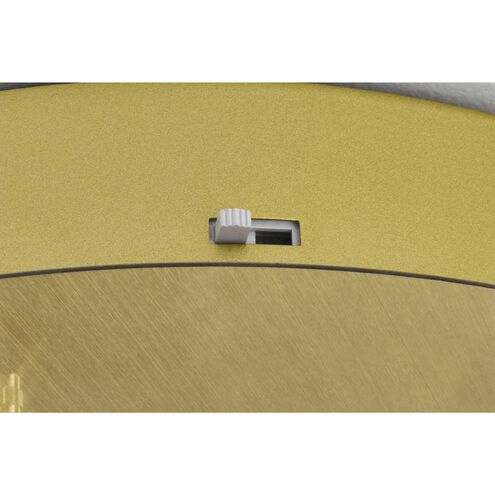 Bowen 2 Light 35.5 inch Satin Gold Chandelier Ceiling Light