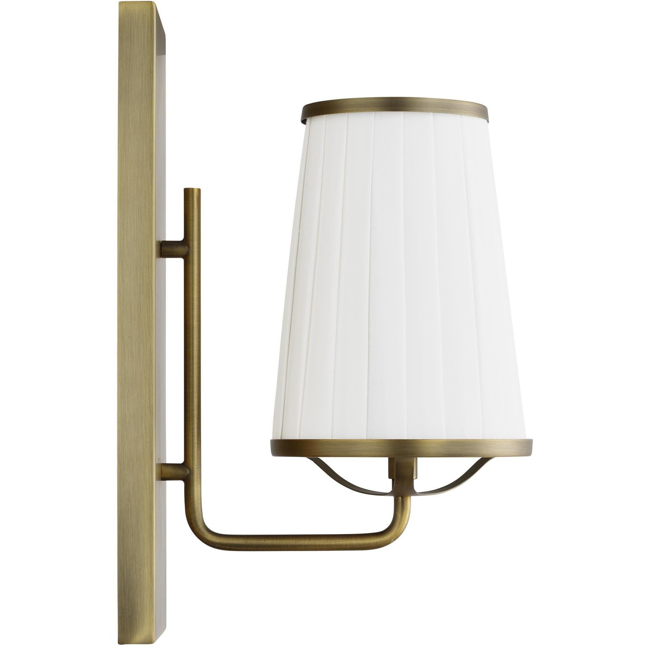 Esther 1 Light 4.75 inch Time Worn Brass Single Sconce Wall Light