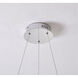 Canada LED 20 inch Chrome Chandelier Ceiling Light
