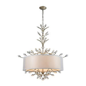 Tracy 6 Light 32 inch Aged Silver Chandelier Ceiling Light