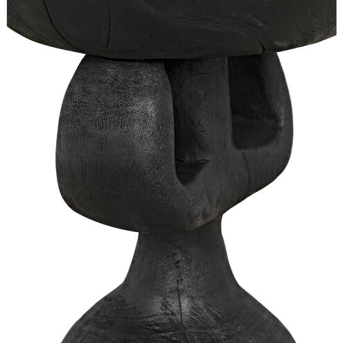 Achebe 26 X 14 inch Burnt Black Side Table