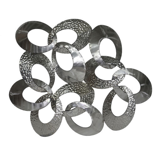 Looped Silver Wall Décor