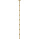 Sean Lavin Catena LED 0.8 inch Hand Rubbed Antique Brass Pendant Ceiling Light in 3000K, Remote 277V