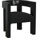 Eros Hand Rubbed Black Dining Chair