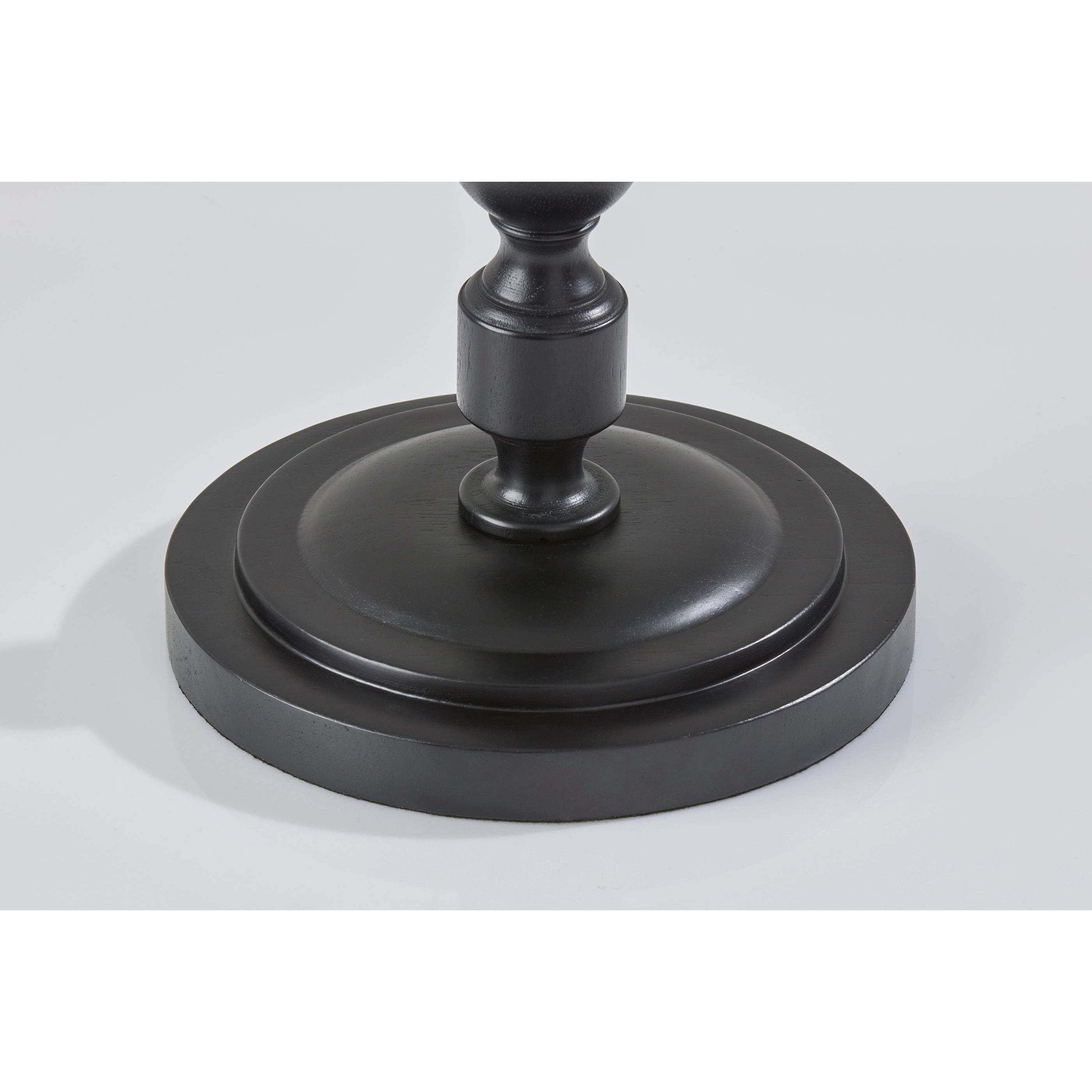 Claret 59.75 inch 150.00 watt Black Wood Floor Lamp Portable Light