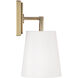 Brody 1 Light 6 inch Aged Brass Sconce Wall Light