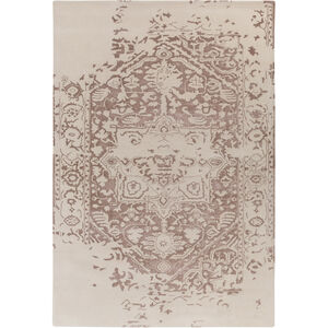 Temple 180 X 144 inch Neutral and Neutral Area Rug, Viscose and Wool