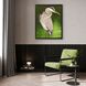 Animals Collection Modern Rubbed Matte Espresso Wood With Honeycomb Embossing Framed Art