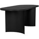 Concave 80 X 32 inch Matte Black Dining Table