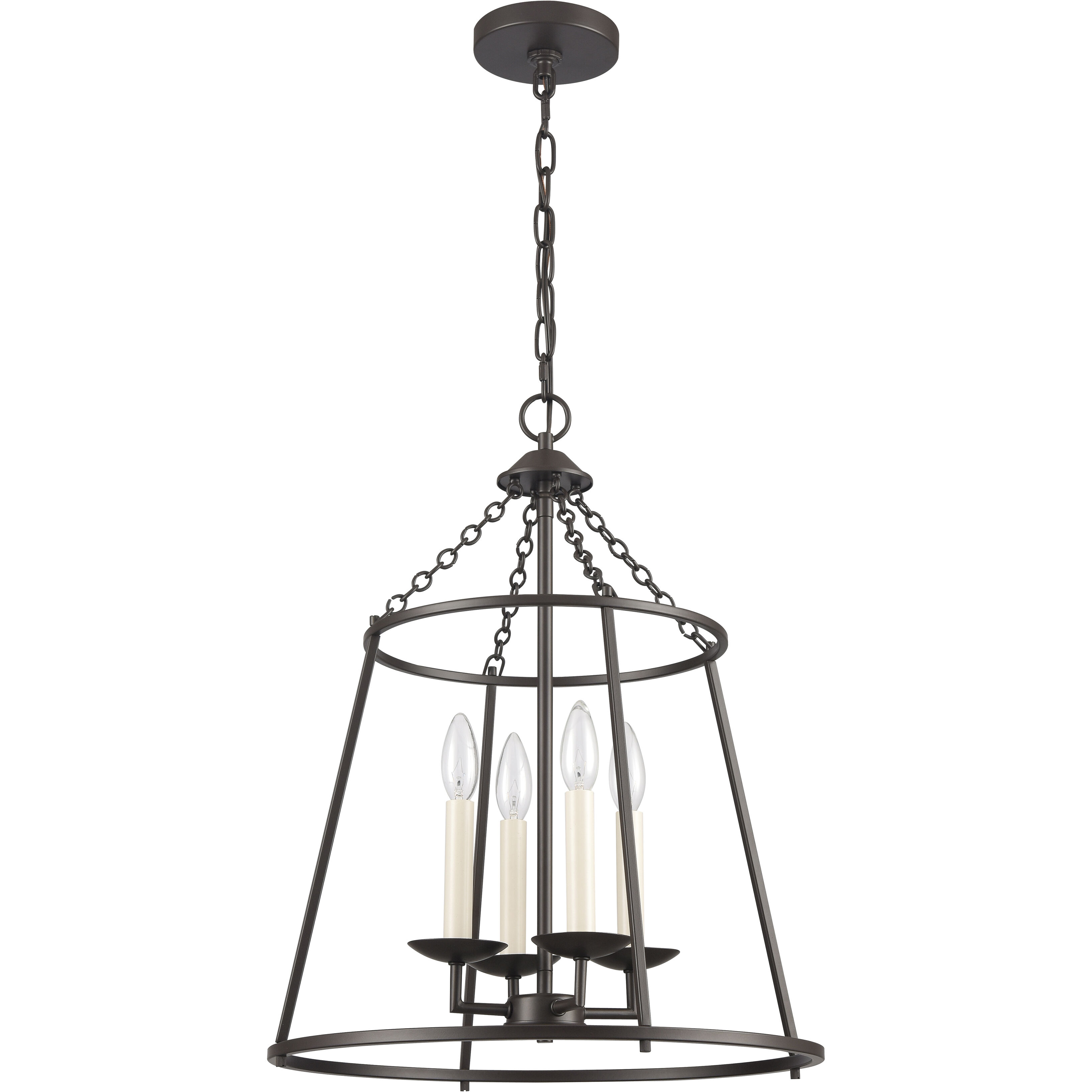 Joanie 4 Light 17.25 inch Old Bronze Pendant Ceiling Light
