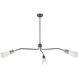Altman 3 Light 60 inch Gunmetal Chandelier Ceiling Light