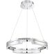 Satern LED 24 inch Chrome Pendant Ceiling Light