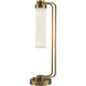 Wynwood 22.25 inch 60.00 watt Vintage Brass/Glossy Opal Table Lamp Portable Light
