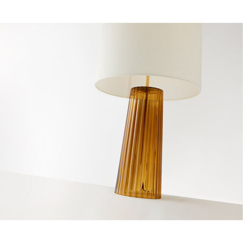 Barbara Barry Danube 28.75 inch 100 watt Amber Table Lamp Portable Light, Medium