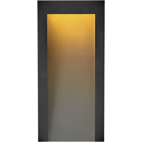 Coastal Elements Taper LED 15 inch Textured Black Outdoor Wall Mount Lantern