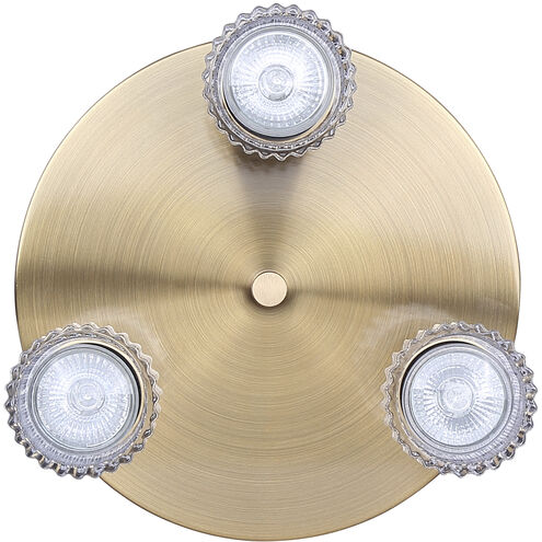 Elsee 3 Light Black/Gold Track Lighting Ceiling Light