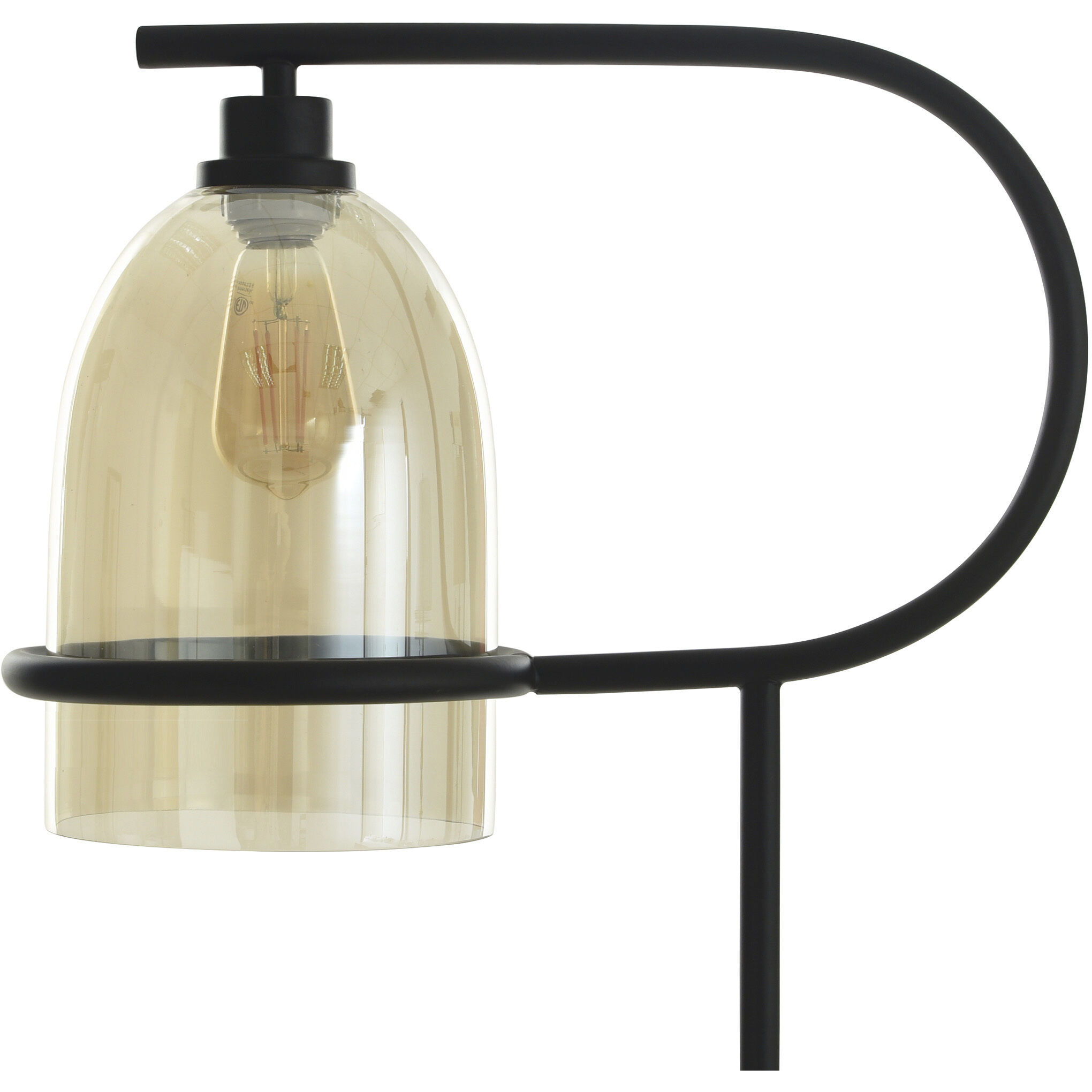 Radiance 60.75 inch 6.00 watt Satin Black Floor Lamp Portable Light