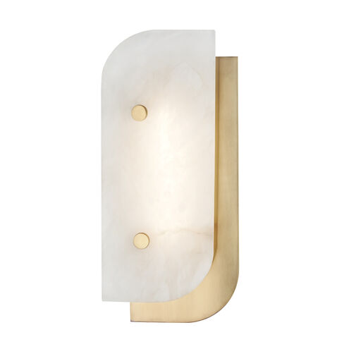 Yin & Yang LED 5.5 inch Aged Brass ADA Wall Sconce Wall Light