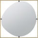 Anita 31.9 X 31.9 inch Black/Gold Wall Mirror