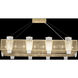 Crownstone 16 Light 52 inch Gold Pendant Ceiling Light in Metal Mesh