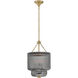 Adella Pendant Ceiling Light in Smoked
