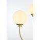 Nyomi 4 Light 30 inch Brass Chandelier Ceiling Light