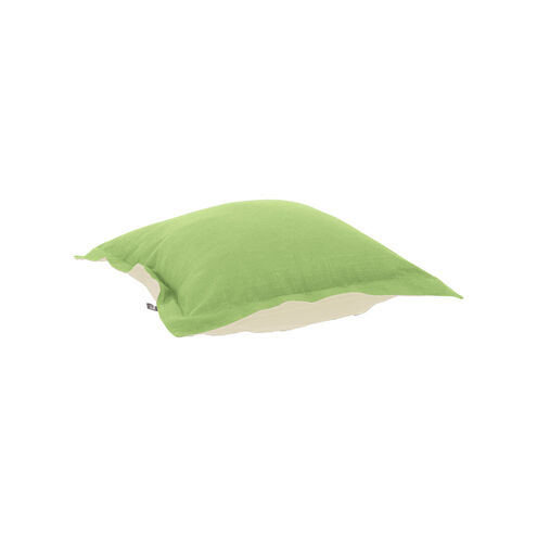 Puff 8 inch Linen Slub Grass Ottoman Cushion