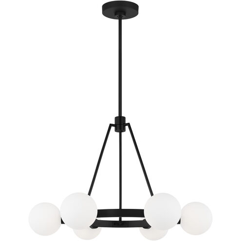 Sean Lavin Clybourn 6 Light 26 inch Midnight Black Chandelier Ceiling Light