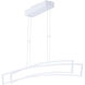 Phase LED LED 46 inch Matte White Linear Pendant Ceiling Light