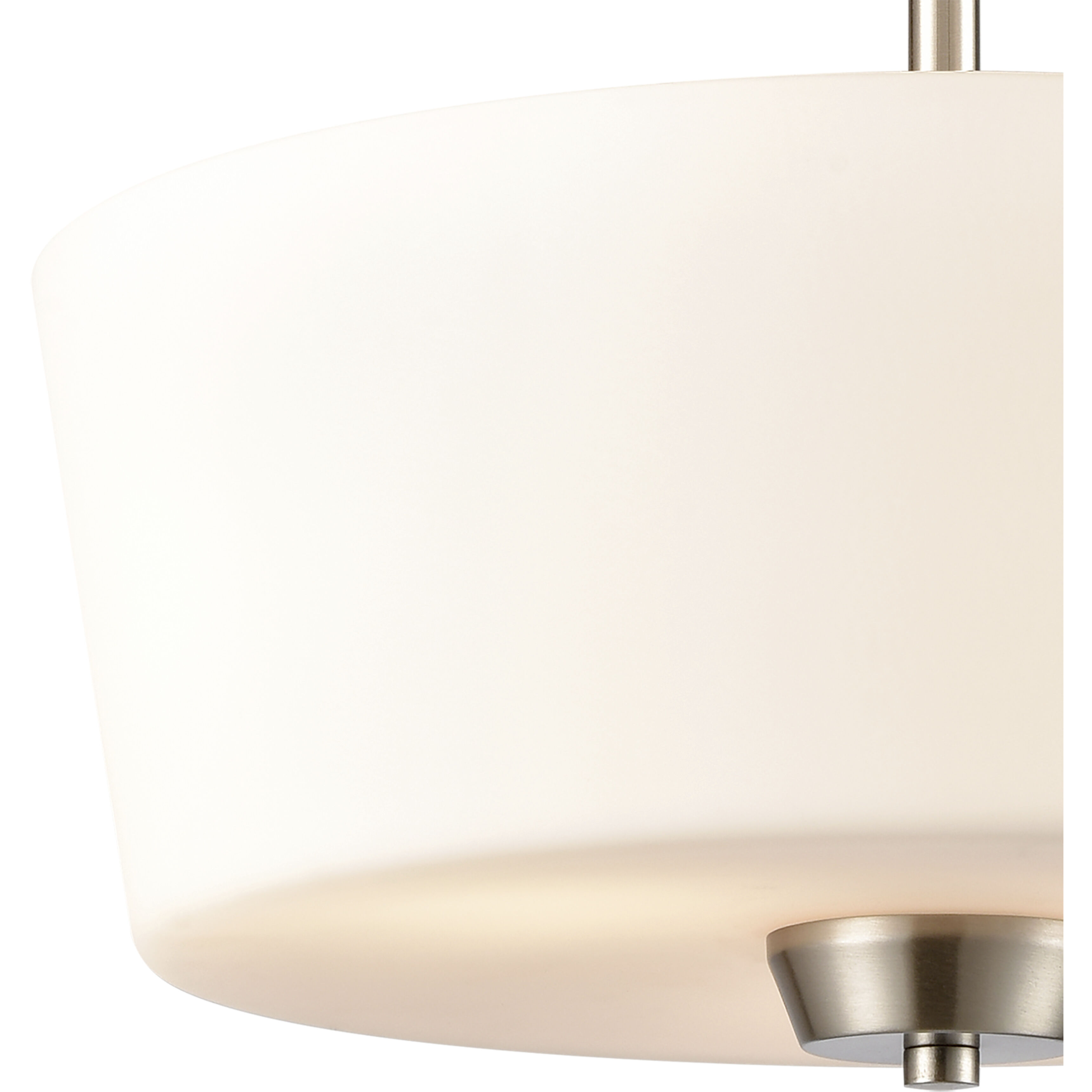 Winslow 3 Light 15 inch Brushed Nickel Pendant Ceiling Light