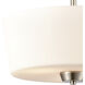 Winslow 3 Light 15 inch Brushed Nickel Pendant Ceiling Light
