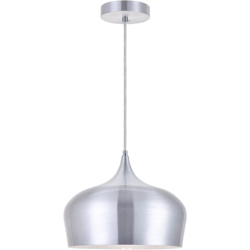 Nora 1 Light 11.5 inch Burnished Nickel Pendant Ceiling Light