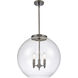 Ballston Athens 3 Light 17.75 inch Oil Rubbed Bronze Statement Pendant Ceiling Light in Incandescent, Seedy