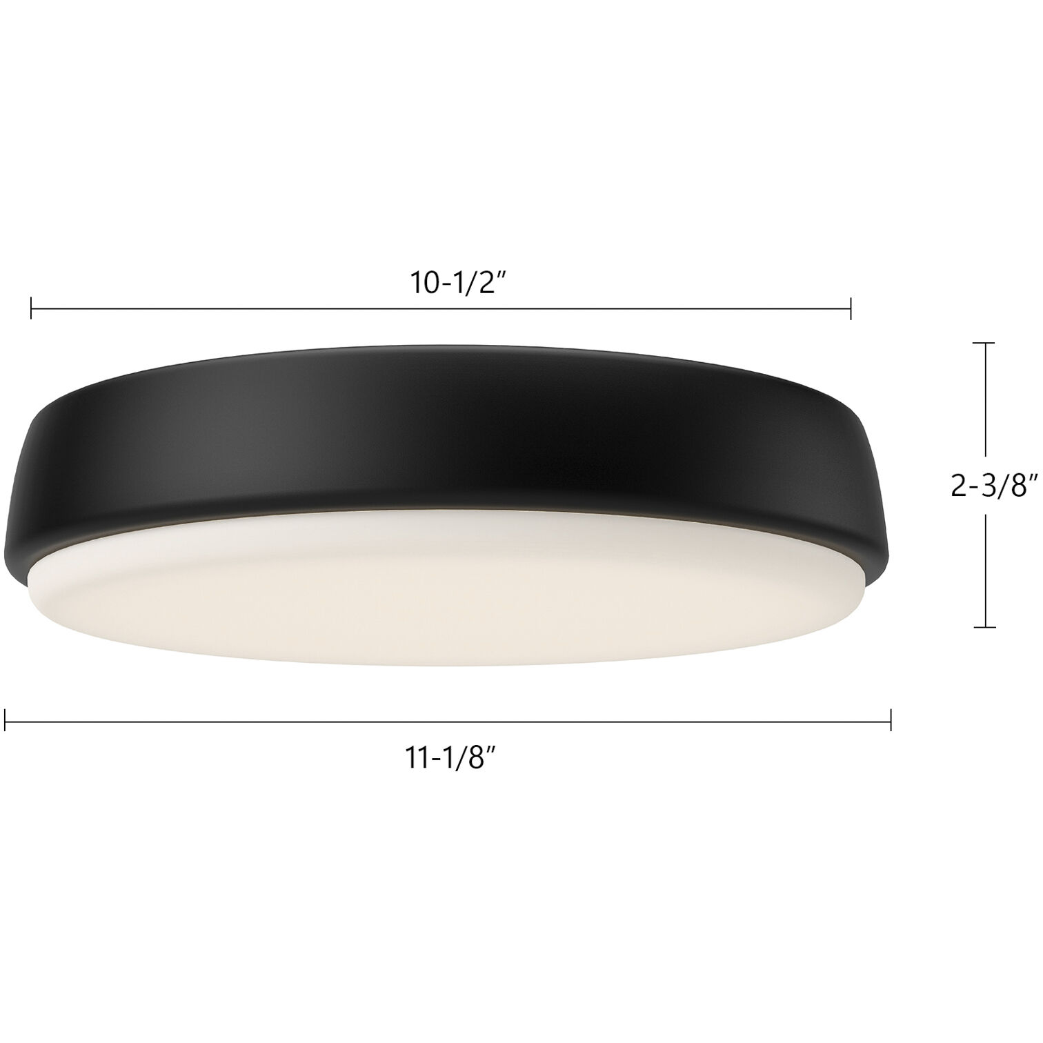 Alora Mood Laval LED 11.13 inch Matte Black Flush Mount Ceiling Light